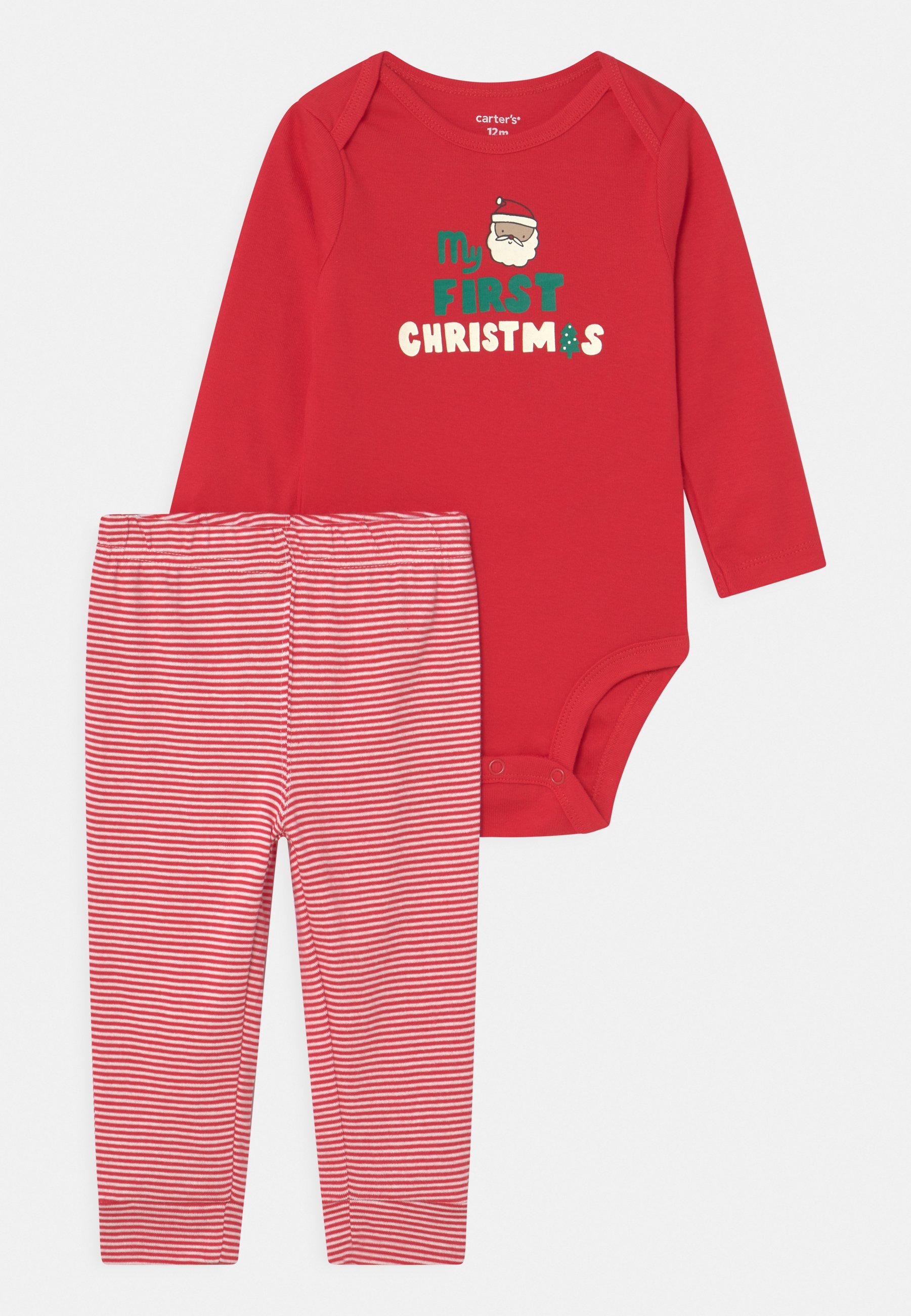 Carters Christmas 2022 Carter's First Xmas Set Unisex - Trousers - Red/Red - Zalando.co.uk