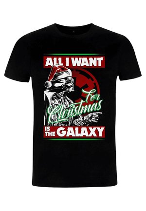 Henry Tiger STAR WARS: CLASSIC VADER XMAS GALAXY UNISEX - T-shirt z nadrukiem
