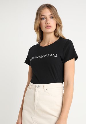 INSTITUTIONAL LOGO TEE - T-shirt print - black