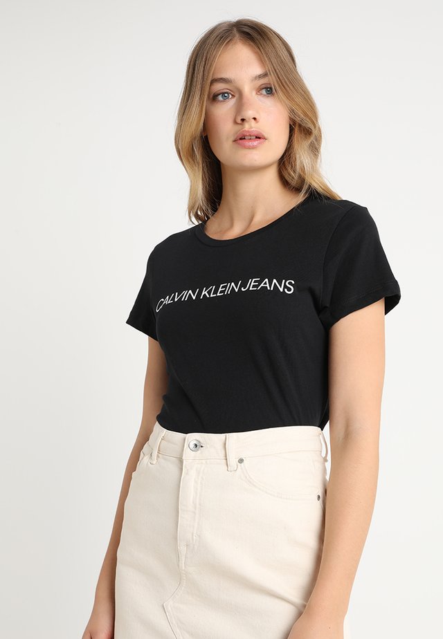 INSTITUTIONAL LOGO TEE - T-Shirt print - black