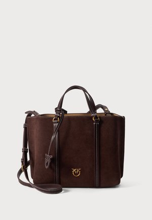 Pinko, CARRIE SHOPPER CLASSIC - Дамска чанта - brown/gold--coloured