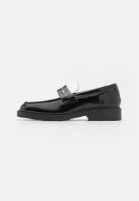 Jack & Jones - JFWDAX LOAFER - Paelteta kingad - black/white Väikepilt 1