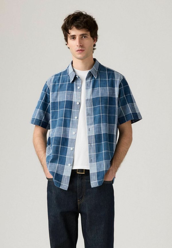 LURU BOXY CROPPED - Hemd - fisher yd indigo