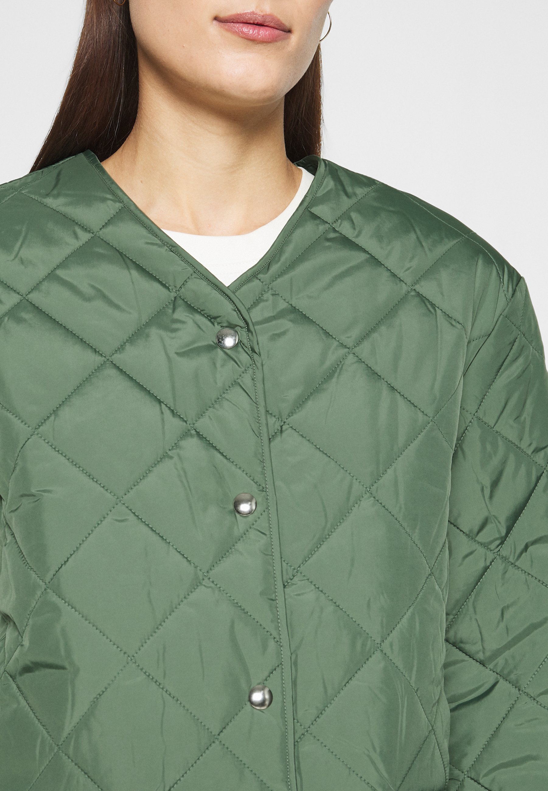arket green coat