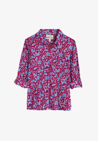 Vald, red collaged floral scarlet