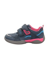 Unausgewählt, blau pink