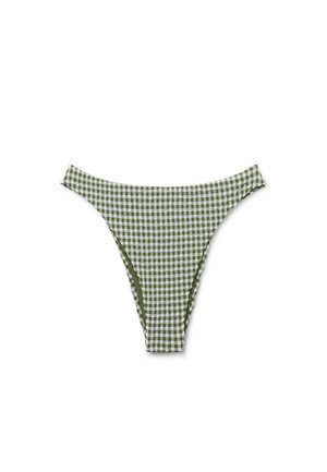 Calzedonia, GREEN VICHY - Braguita de bikini - green