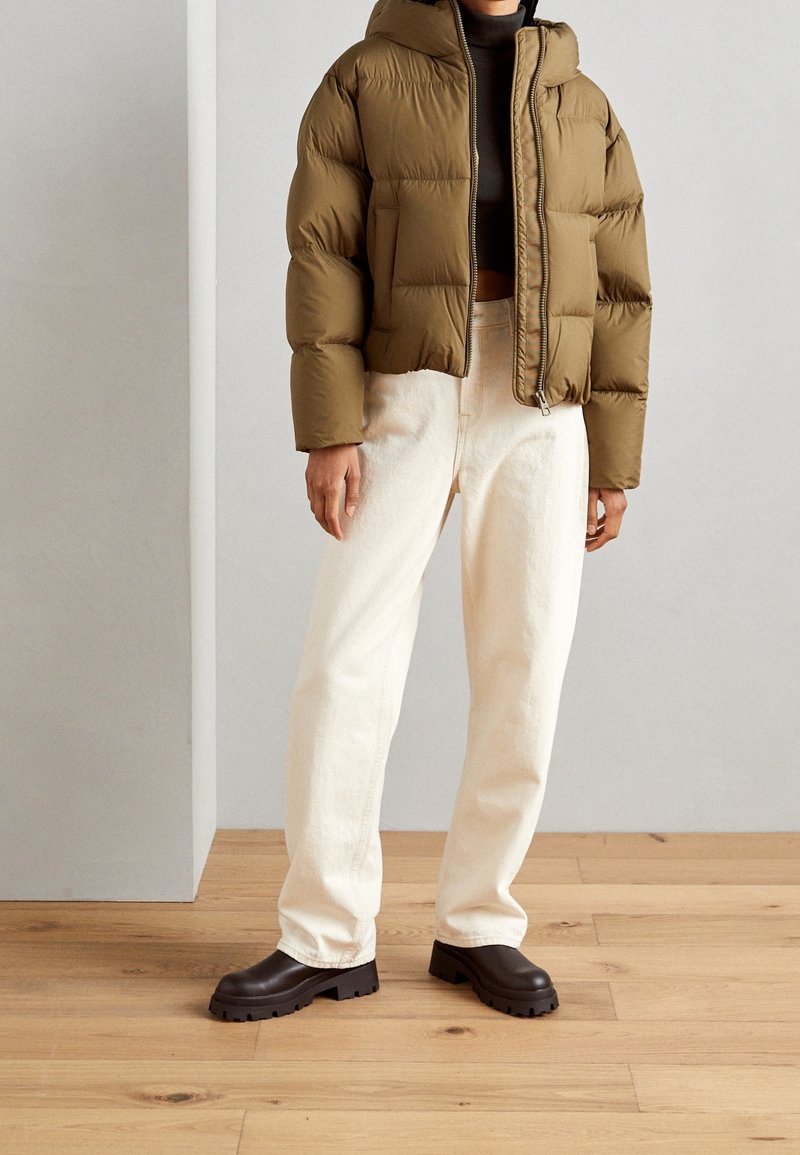 Jacket Puffer Mantel Marco Polo Olive Zalando Marc O Polo Puffer