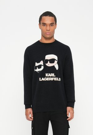 CREW NECK - Jersey de punto - black