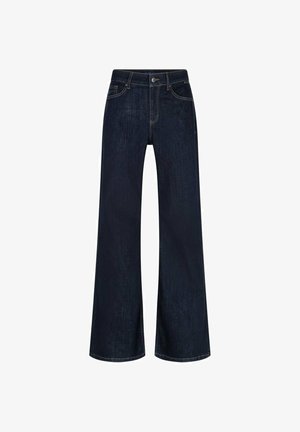 Red button, RB BRIELLE-F - Wide leg - blue
