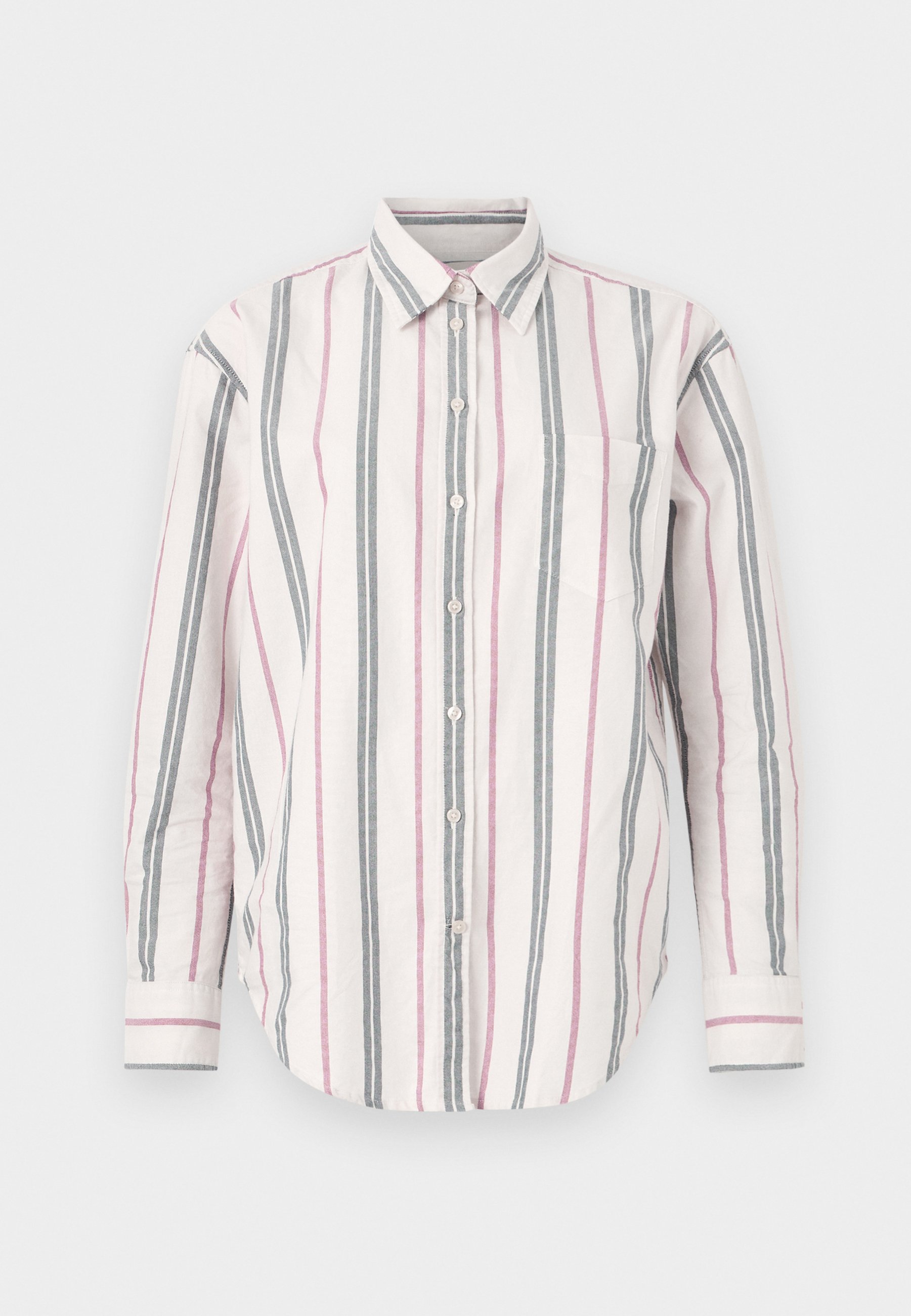 GANT ARCHIVE STRIPED SHIRT - Blus - eggshell/offwhite