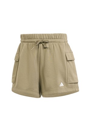adidas Sportswear SL FT SHO - Shorts - olive strata   white
