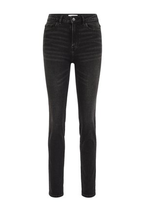 WE Fashion, BLUE RIDGE - Vaqueros slim fit - black