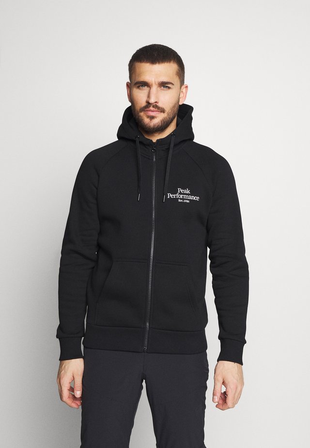 ORIGINAL ZIP HOOD - Sweatjakke /Træningstrøjer - black