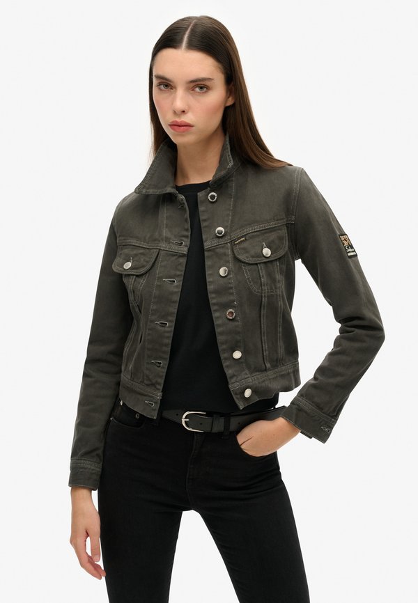 ST TROPEZ WORKWEAR CROP - Jeansjacke