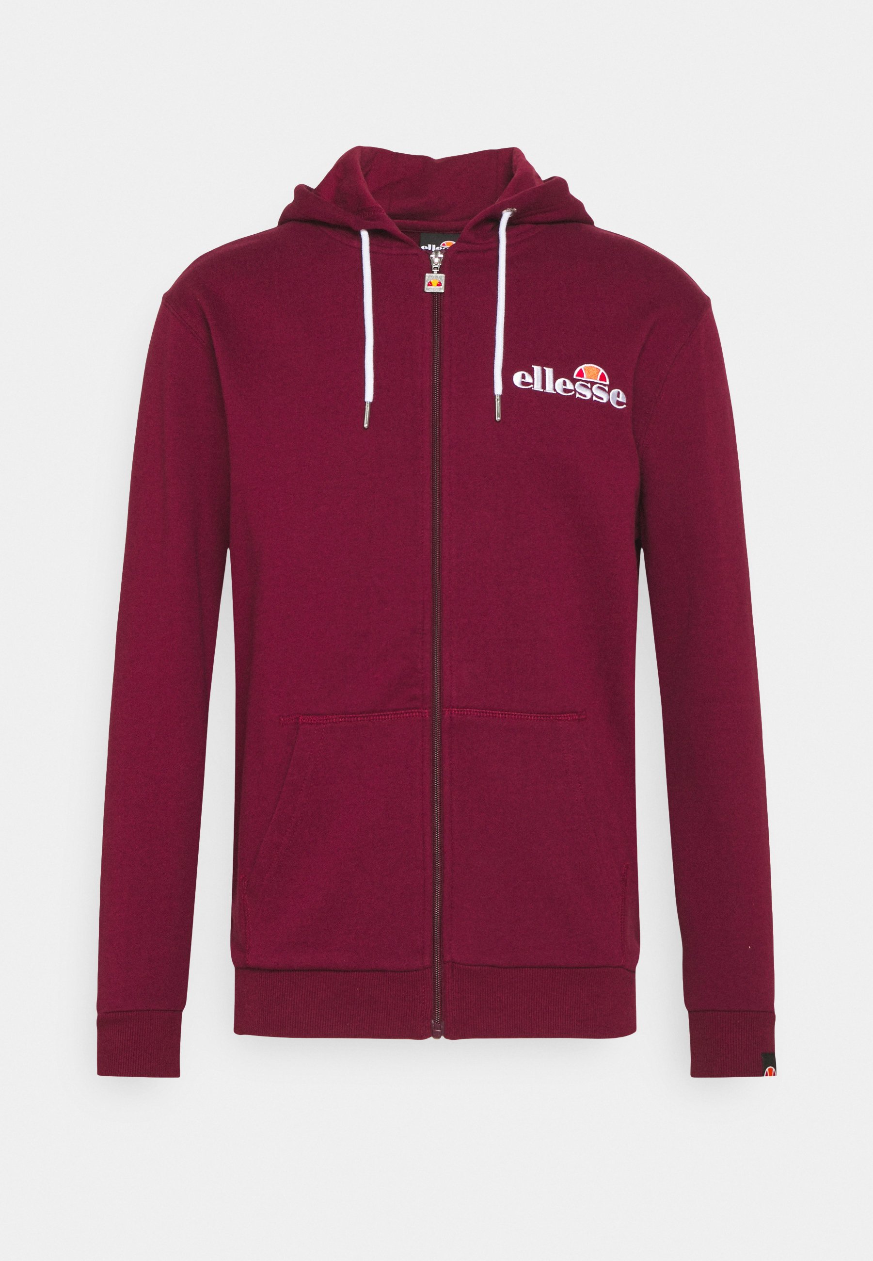 Ellesse BRIERO HOODY - Sudadera con cremallera - burgundy/rojo oscuro -  Zalando.es