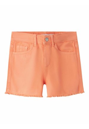 MOM FIT - Short en jean - fresh salmon