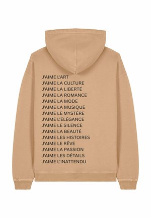 JAIME MIRA OVERSIZED VINTAGE PRINT - Hoodie - washed beige