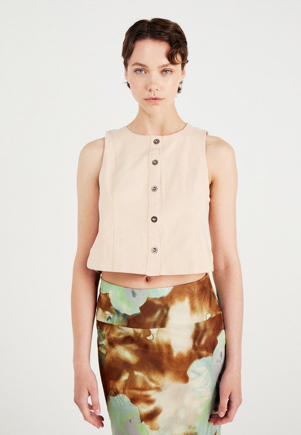 BLAKE VEST - Waistcoat - sand