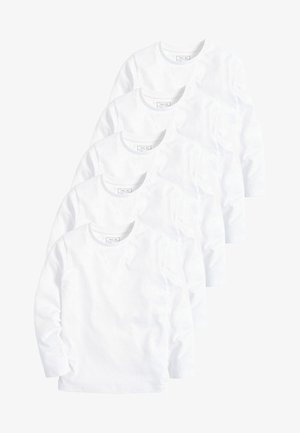 5 PACK  - Langarmshirt - white