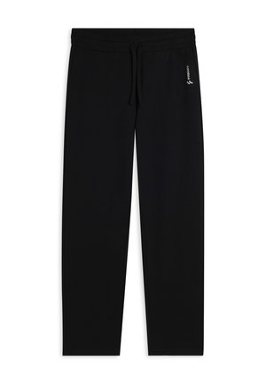 JOGGER REGULAR FIT IN FRENCH CON LOGO LATERALE - Pantalon de survêtement - anthracite