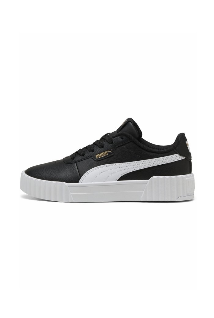 PUMA CARINA 3.0 - Trainers - black- white- gold