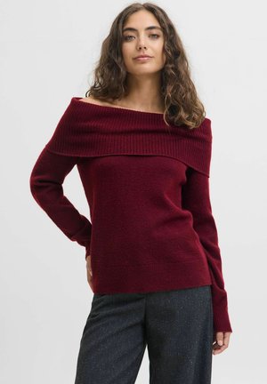 JXMINKA OFF SHOULDER  - Maglione - cabernet