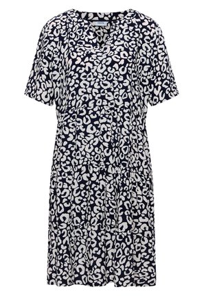 Cecil, KNIELANGES KLEID IN CREPE-STRUKTUR - Hverdagskjole - universal blue