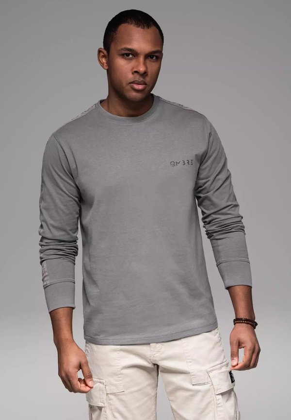 LONGSLEEVE WITH STRIPES AND PRINT - T-Shirt print