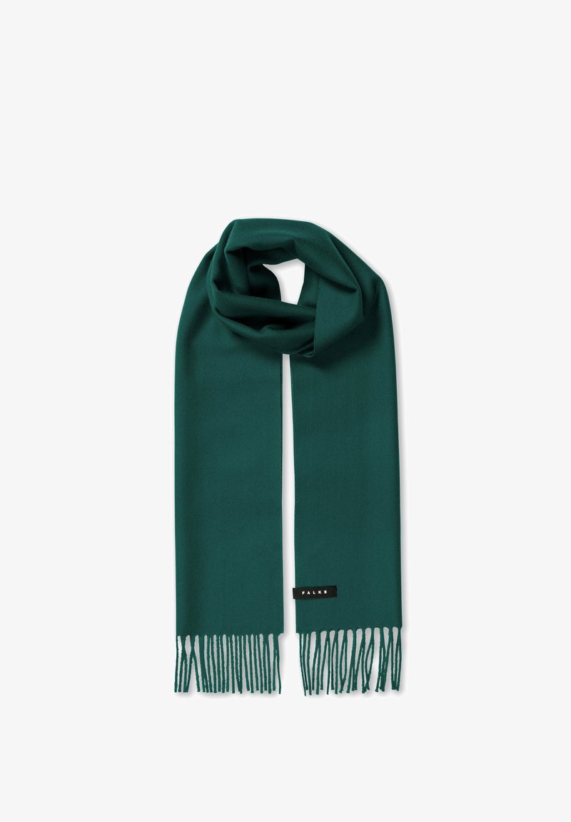 FALKE BASIC WOVEN WITH FRINGES UNISEX - Sjaal - peacock