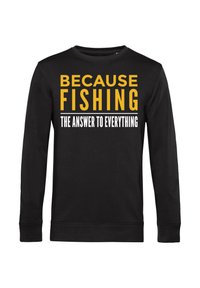 Henry Tiger DUKE SONS FISHING IS THE ANSWER - Sudadera - black