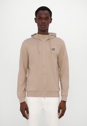 EA7 Emporio Armani Zip-up sweatshirt - cobblestone