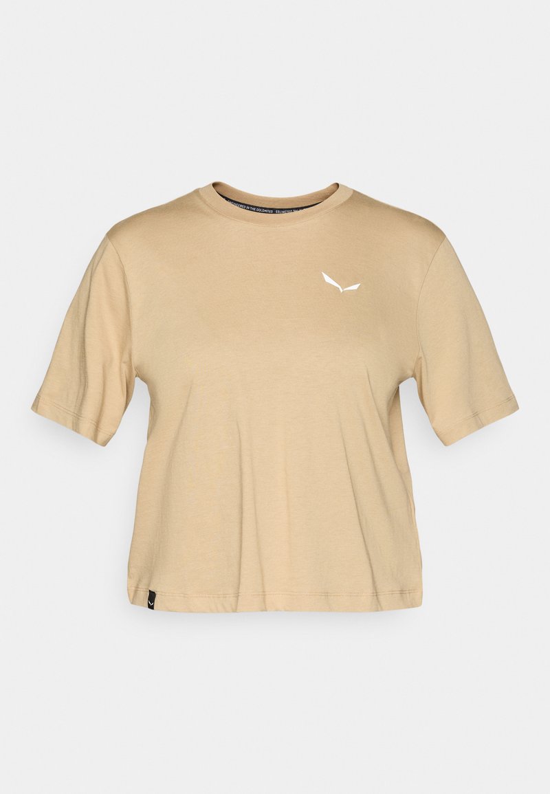 Salewa T-shirt print beige