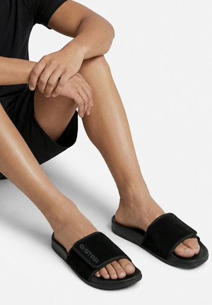 G-STAR, STAR RAW MEN'S FLIP-FLOPS BLACK - Pantofle - black