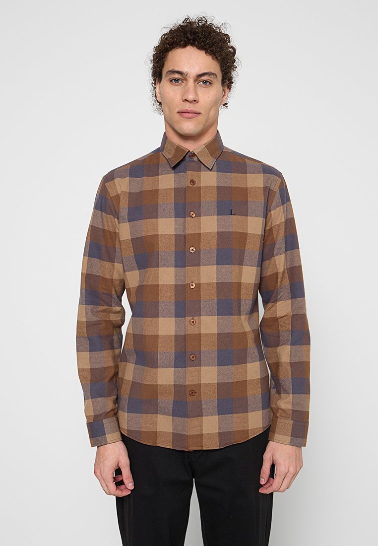 lindbergh Overhemd bruin