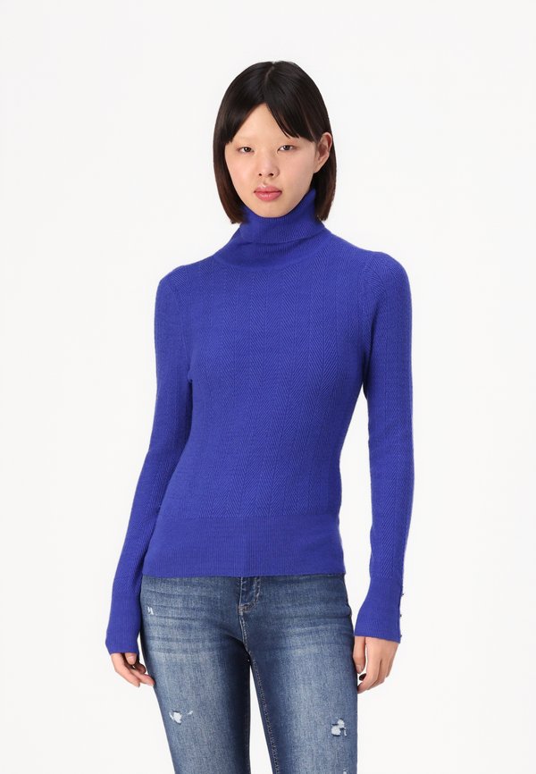 ONLAIDA STRUCTURE ROLL NECK - Strickpullover