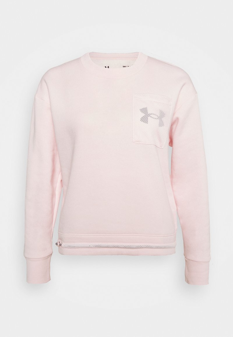 Damen Sportbekleidung | Under Armour RIVAL CREW Sweatshirt pink - VZ85731 Damen Sportbekleidung | Under Armour RIVAL CREW Sweatshirt pink - VZ85731