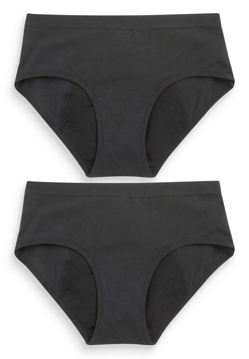 Next 2 PACK TEEN PERIOD PANTS - Kratke gaće - black