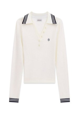 Guess, GJ LS POLO EMB SWTR - Polo - g warm white