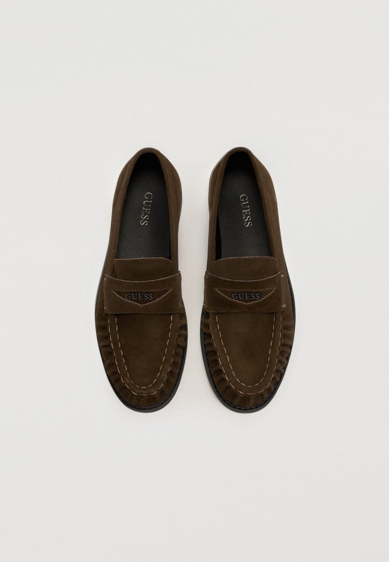 guess men's brown dress shoes Out In The Open Brown Ditsy Floral Maxi Dress – Shop the Mint main image 0