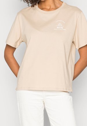 T-shirt print - beige