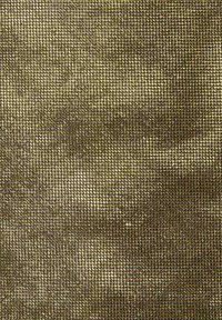 Guldnät med en strukturerad yta, som har små, cirkulära, reflekterande element ordnade i ett enhetligt mönster.