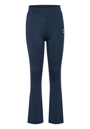 WAIST FLARED - Stoffhose - black iris black iris