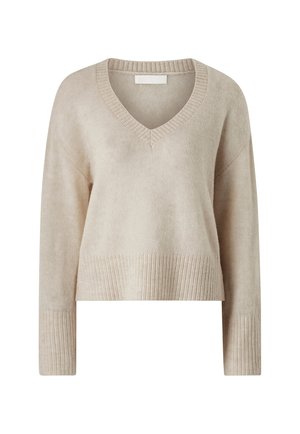Ellos Collection, MIT V-AUSSCHNITT  - Pullover - beige