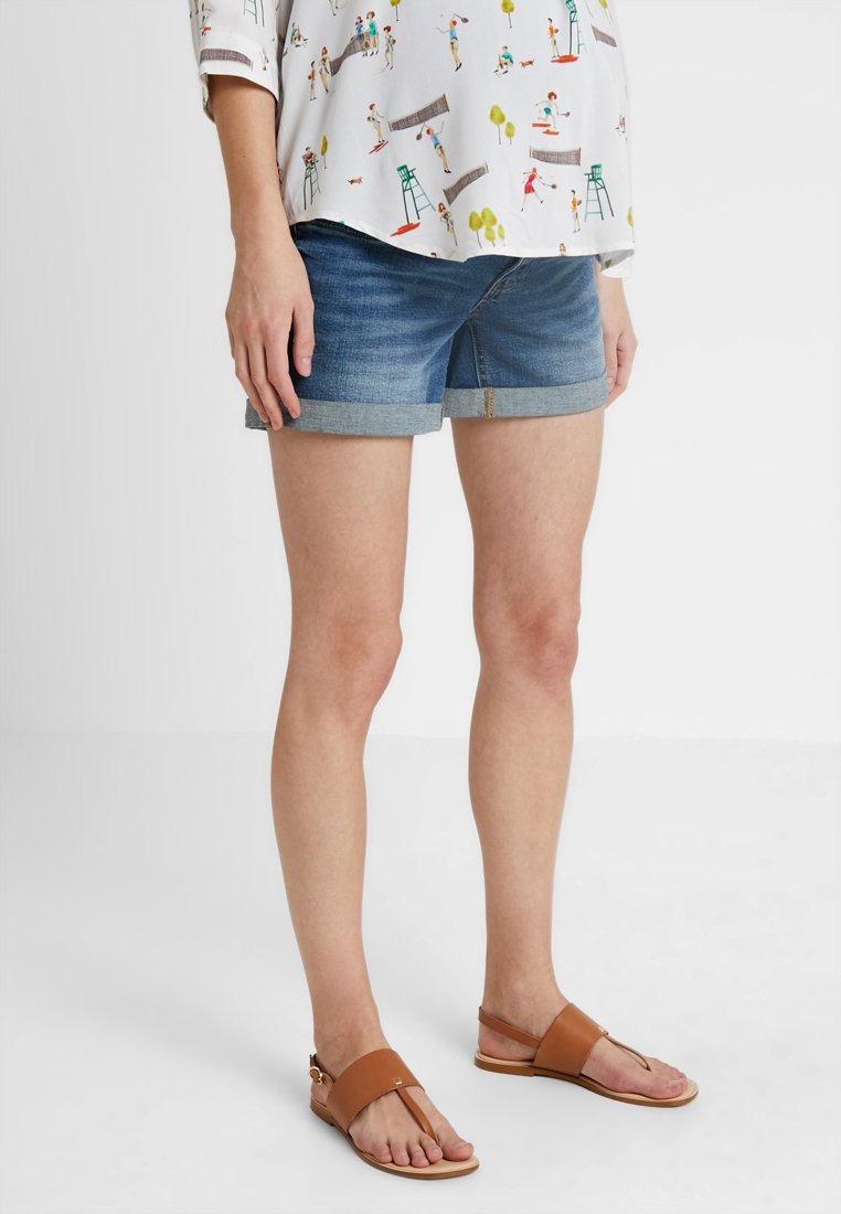 Damen Kleider | Forever Fit TURN UP Jeans Shorts blue/blau - MH59339 Damen Kleider | Forever Fit TURN UP Jeans Shorts blue/blau - MH59339