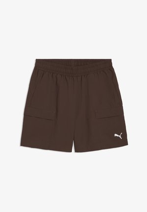 Puma, WARDROBE ESS RELAXED 6" CARGOSHORTS - Shorts - chocolate brown