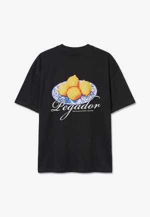 Pegador, MDINA HEAVY - Tričko s potlačou - washed black