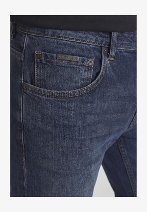 Antony Morato, JEANS HENRY REGULAR ANKLE LENGHT FIT IN BLUE-BLACK DENIM - Vaqueros tapered - blue denim