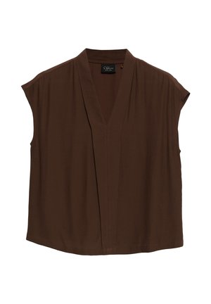 s.Oliver BLACK LABEL, BLUSE - Blouse - mokka