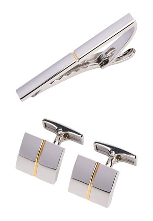 Cufflinks - metallic grey